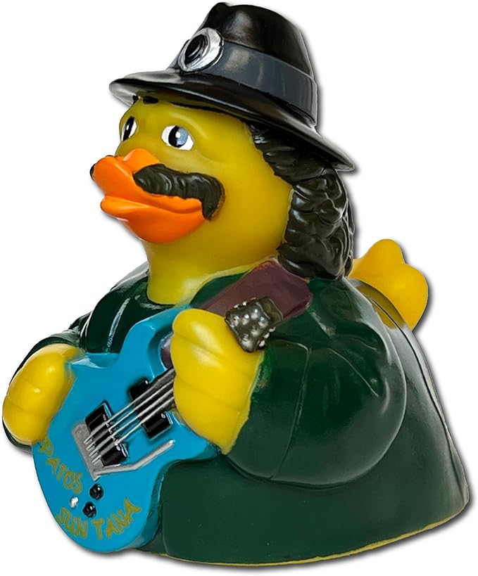 CelebriDucks - Patos Sun Tana - Quack Mallard Woman - Floating Rubber Ducks - Collectible Bath Toy Gift for Kids & Adults of All Ages