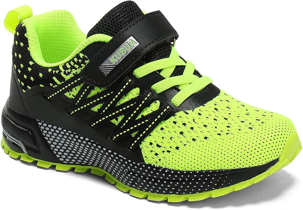 KUBUA Kids Sneakers for Boys Girls Running Tennis Shoes Lightweight Breathable Sport Athletic