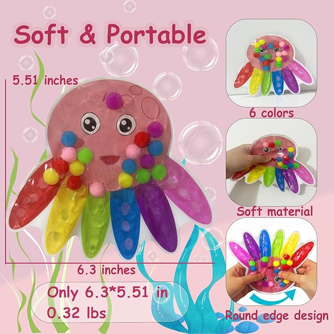 Color Sorting Toys for Toddlers, Fine Motor Skills Sensory Toys, Montessori Learning Toy for Preschool Learning Activitie, Sensory Activity Toy for Kids 3+ and Adults