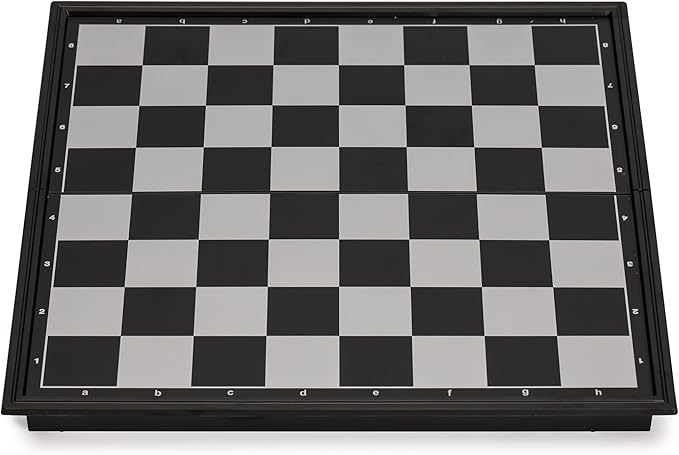 Yellow Mountain Imports Travel Magnetic Chess Set (9.8-Inch) - Folding and Portable Board Game