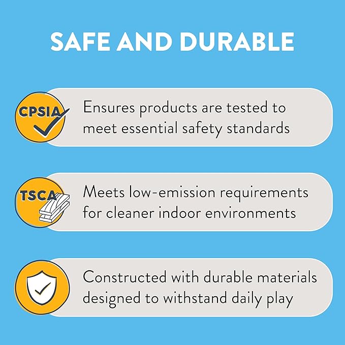 Hollow Building Blocks, Wooden Playset, Natural, 18-Piece