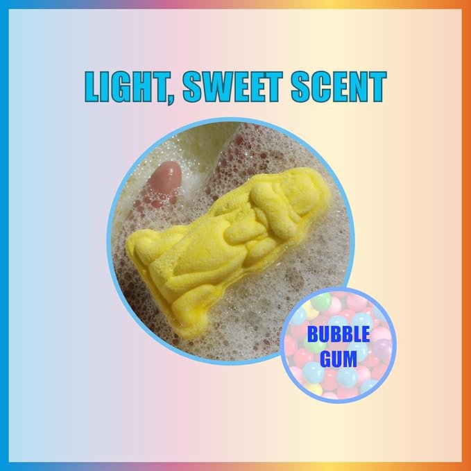 Mickey Minnie and Friends Bubblegum Scented Bath Bombs - Ages 3+ Character Molded Bath Bombs – Fun & Bright Colors by Townley Girl