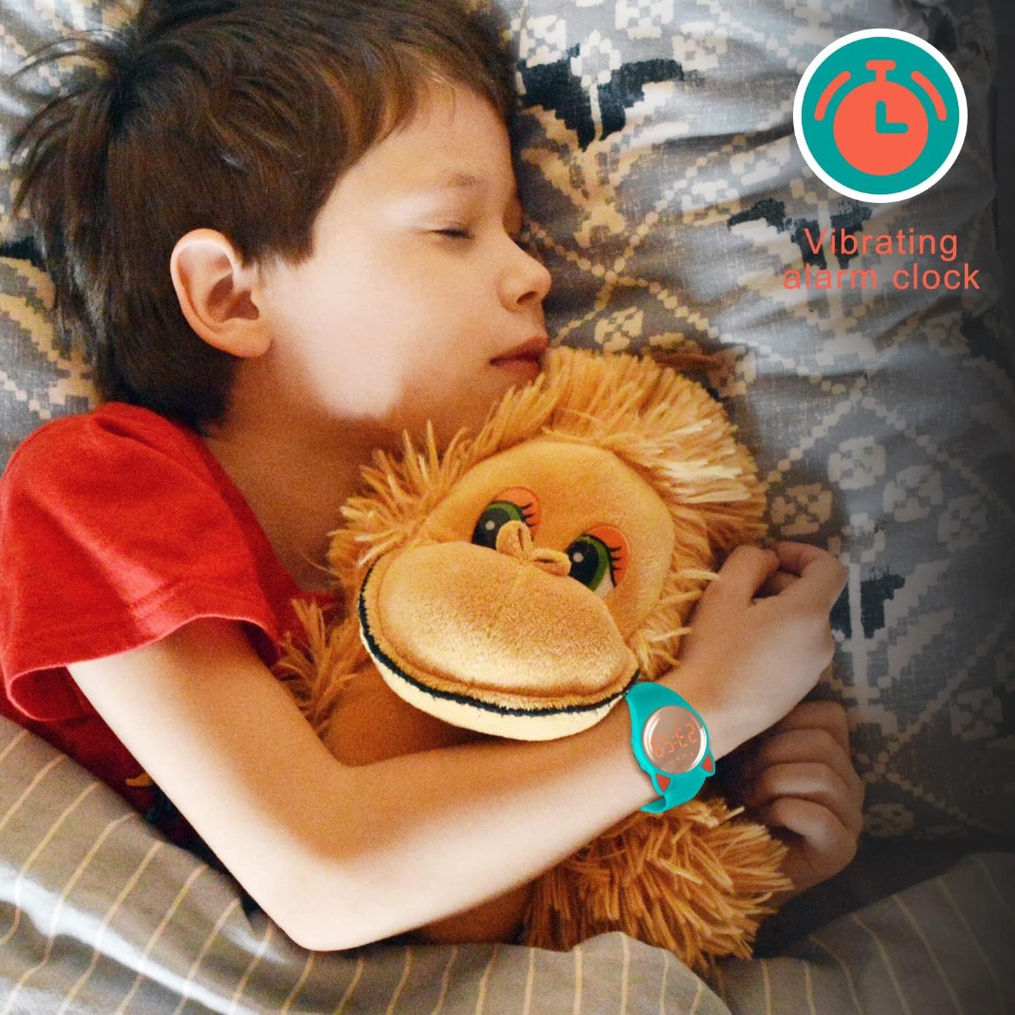 Kids Watches for Girls Boys Digital Sport Watch with Step Counter Pedometer Vibration Alarm Clock, No App Waterproof Fitness Tracker Kids Watch Boys Girls Teens Students Ages 5-16