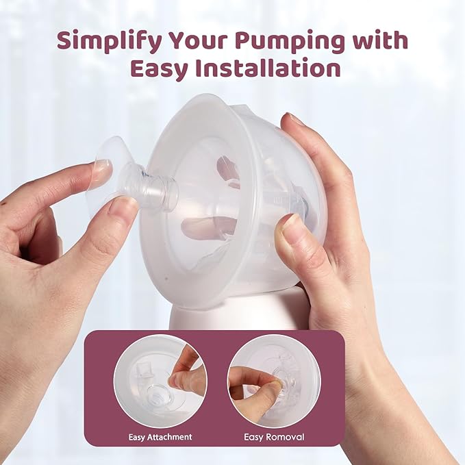 Flange Inserts 20mm for 24mm Flange/Shield, Flange Sizing Kit Silicone Flange Insert, Reduce 24mm Nipple Tunnel Down to 13mm, Breastfeeding Essentials Kit for New Moms, 2PCS