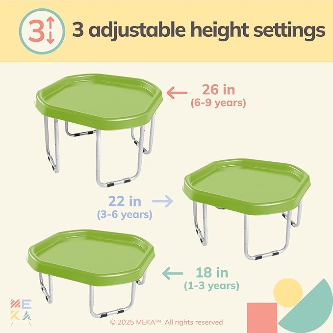 MEKA Tuff Tray Set for Sensory Play