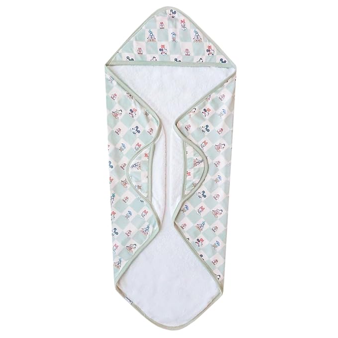 Premium Knit Hooded Bath Towel "Mickey Mouse & Friends" by Copper Pearl