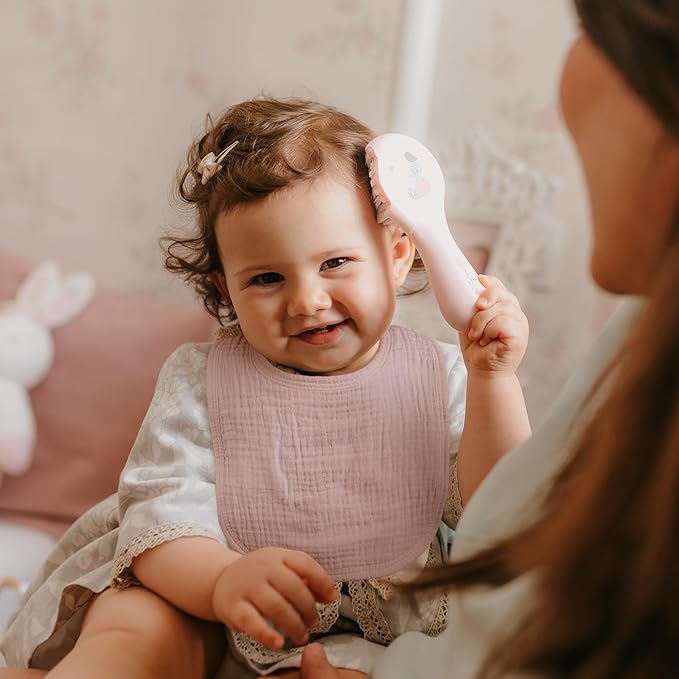 GLLQUEN BABY Muslin Drool Bibs for Boys Girls 6 Pack, Adjustable Baby Bibs for Drooling and Teething, Soft Cotton Baby Bandana Bib for Newborn Feeding Essentials (Orange)