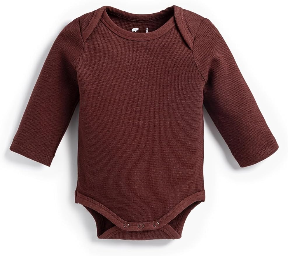 MONICA + ANDY Baby Organic Long Sleeve Jack and Jill Bodysuit