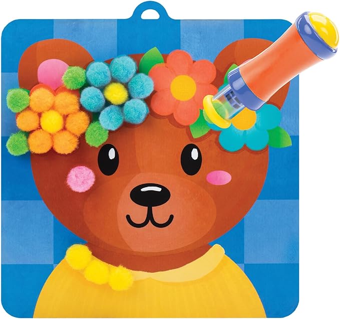 Educational Insights Pom Pom Kit - Arts and Crafts for Kids, Mess Free Crafting Supplies & Projects, Preschool Creativity, DIY Sensory Activity for Toddlers, Creative Gift, Girls and Boys Ages 5+