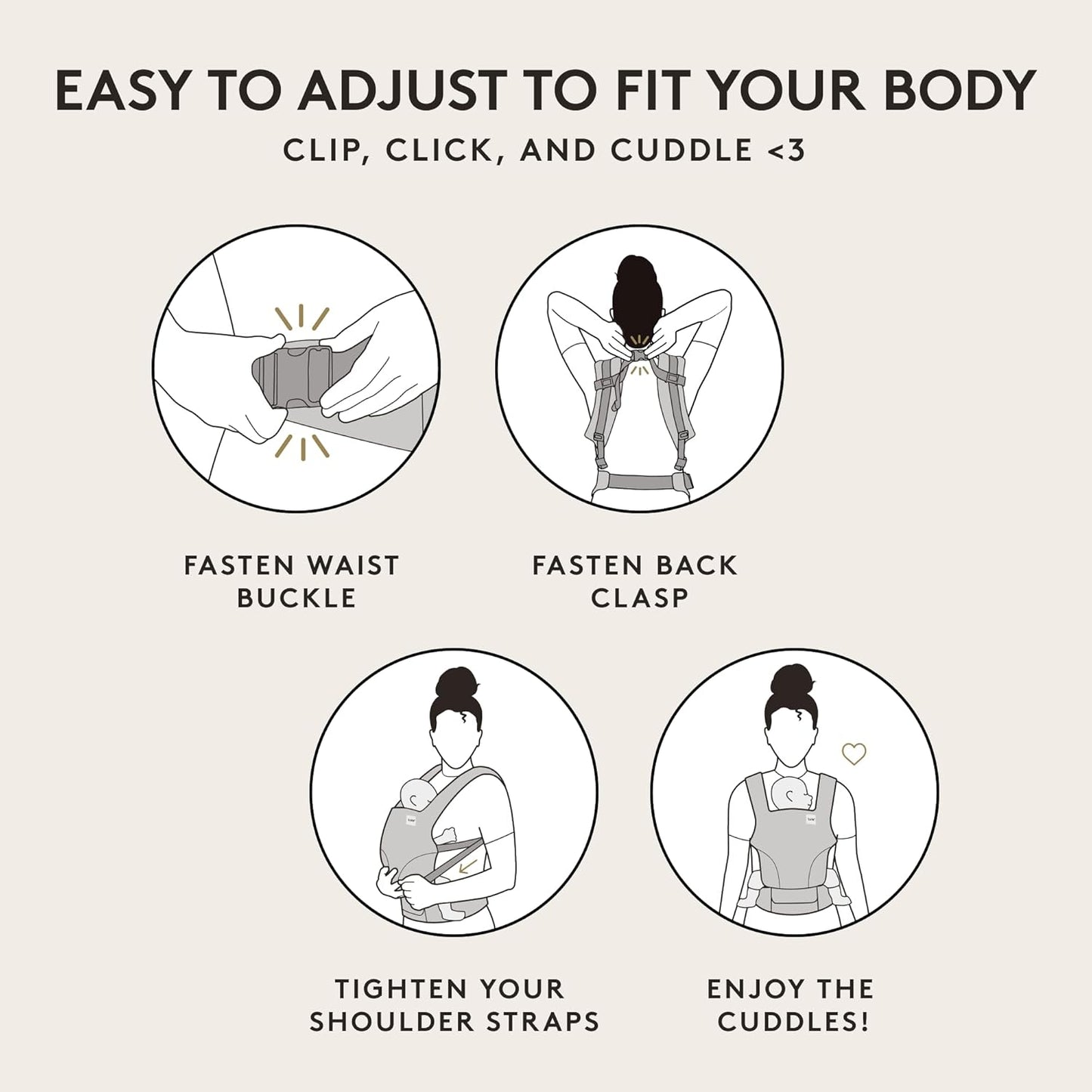 Baby Tula Explore Cotton Baby Carrier 7 – 45 lb, Adjustable Newborn to Toddler Carrier, Multiple Ergonomic Positions Front and Back, Soft and Supportive – Tula Coast, Folklore