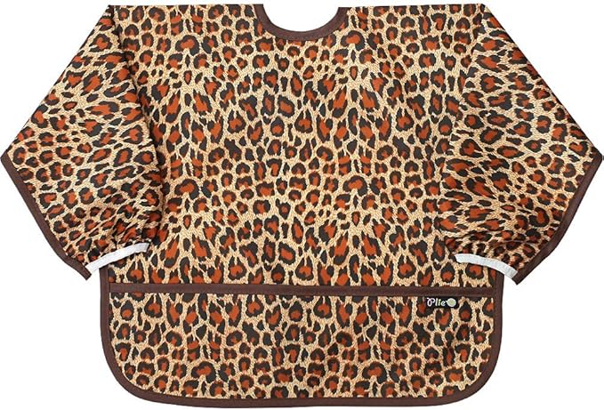 Long Sleeve Waterproof Bib for Toddlers – Feeding Smock for Baby Mealtime, Self-Feeding, Painting & Messy Play, BPA-Free