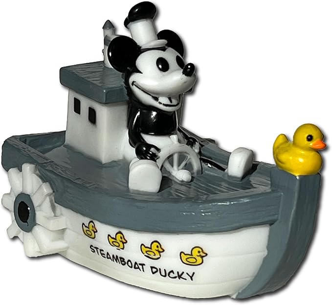 CelebriDucks - Steamboat Ducky - Floating Rubber Ducks - Collectible Bath Toy Gift for Kids & Adults of All Ages