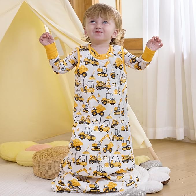 Bamboo Viscose Sleep Sack for Babies and Toddlers 1.0 Tog Wearable Blanket 2-Way Zipper Baby Shower Gifts