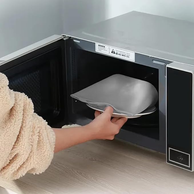 2PCS Microwave Sterilizer Bag, 1000ml Flexible Silicone Microwave Steam Bags, Hanging Leakproof Pacifier Sterilizer with Handle Bags for Baby Bottles