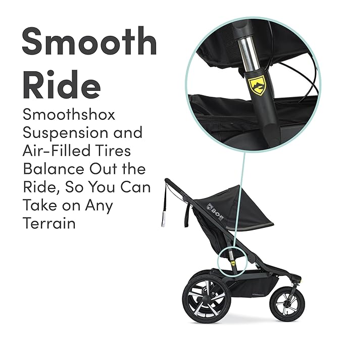 BOB Gear Alterrain Pro Jogging Stroller, Black