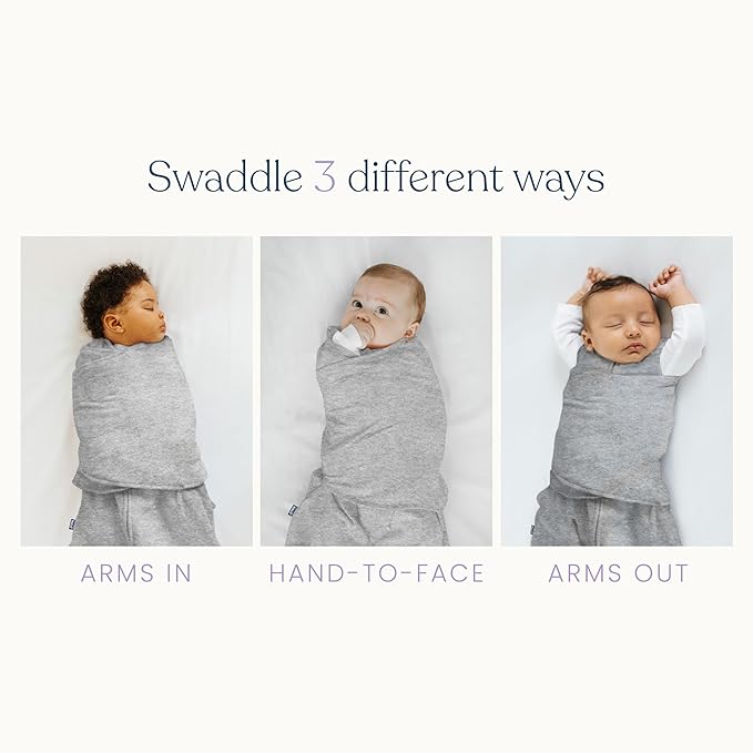 HALO Micro-Fleece Sleepsack Swaddle, 3-Way Adjustable Swaddle Blanket for Newborn and Infants, TOG 3.0 for Cold Climates, Hip Healthy, Gingham Tan, Newborn, 0-3 Months