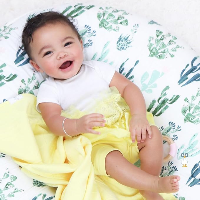 GooseWaddle Luxury Knit Baby Blanket (30”x40”), Premium Comfort from Ultra Soft Fabric That Get Softer with Use, Perfect for Any Infant Nursery, Boy or Girl, Machine Washable (Sage)