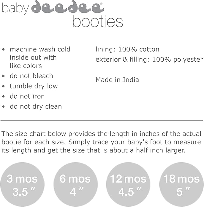 Warm Baby Booties Cozy Baby Slippers Stay on with Non Slid Sole with grippers for Newborns and Infants