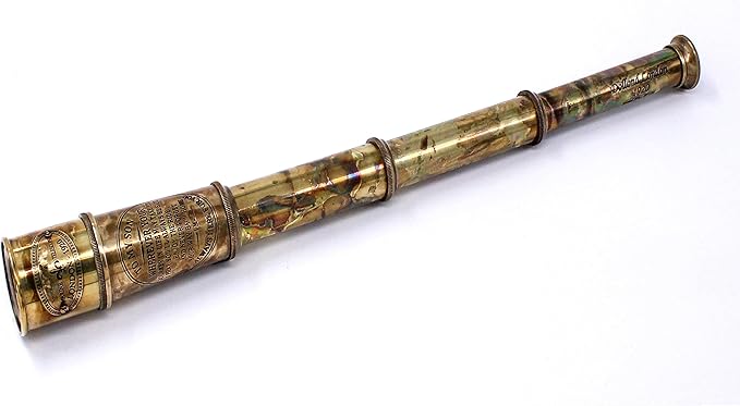 1920 Brass Maritime “to My Son” Camping Telescope - Engraved Graduation Day Gift for Son - Birthday Gift for Son