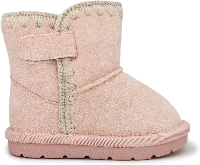 Baby Boots Winter Snow Booties Infant Boys Girls Outdoor Warm Shoes for Cold Weather 6 9 12 15 18 24 Months