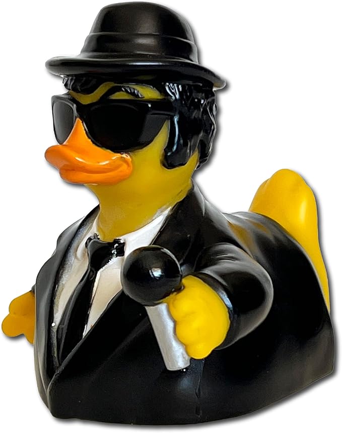 CelebriDucks - Joliet Drake - The Cruise Brothers - Floating Rubber Ducks - Collectible Bath Toy Gift for Kids & Adults of All Ages