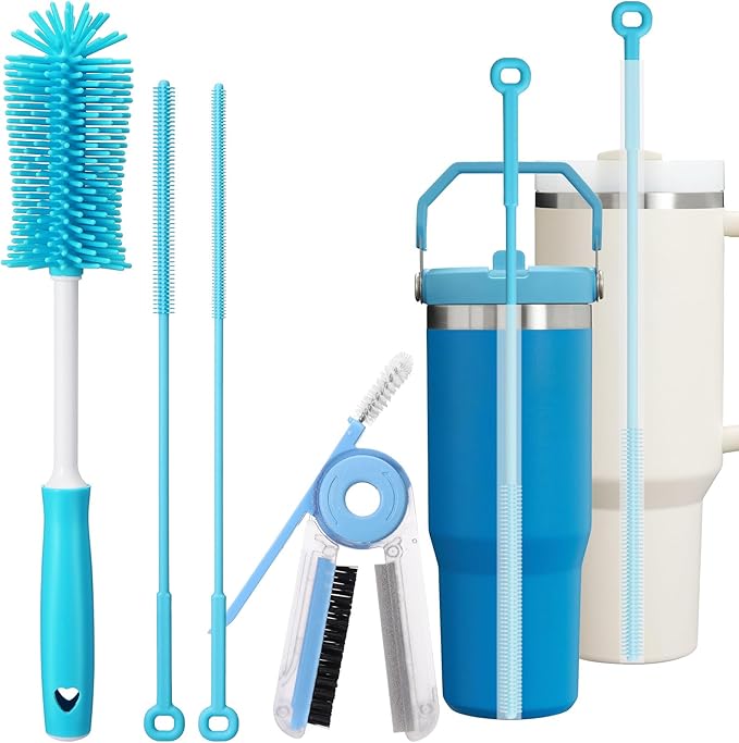 XANGNIER Water Bottle Cleaner Brush Set