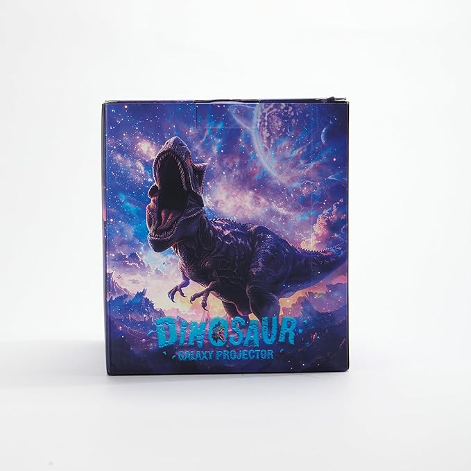 PIKOY Dinosaur Night Light & Sound Machine Baby | 22 White Noises+18 RGB Colors Galaxy Light Projector & Soothing Music | Bluetooth Speaker+Remote+Timer White Noise Machine | Dinosaur Gifts for Boys