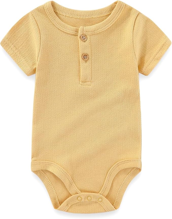 Kiddiezoom Newborn Baby Layette Set 10-Piece with Bodysuits and Pants Set for Unisex Baby Gift Sets