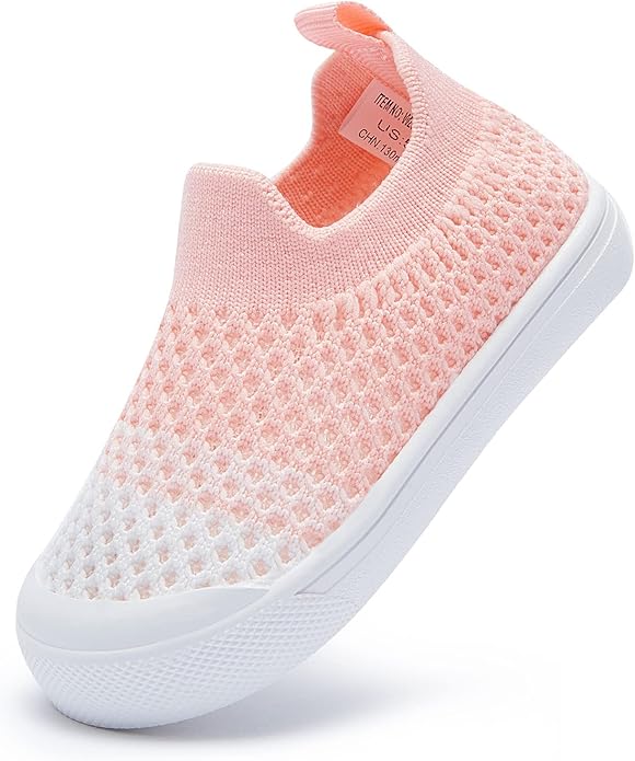 BMCiTYBM Baby Sneakers Girls Boys Lightweight Breathable Mesh First Walkers Shoes 6-24 Months