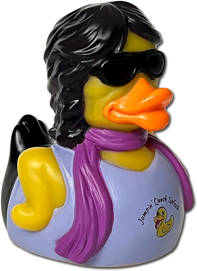 CelebriDucks - Jumpin' Quack Splash - The Floating Stones - Floating Rubber Ducks - Collectible Bath Toy Gift for Kids & Adults of All Ages
