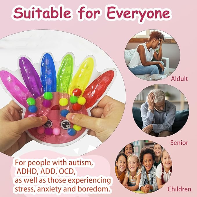 Color Sorting Toys for Toddlers, Fine Motor Skills Sensory Toys, Montessori Learning Toy for Preschool Learning Activitie, Sensory Activity Toy for Kids 3+ and Adults