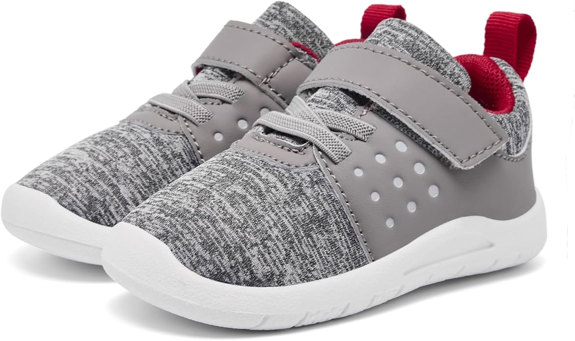 MORENDL Toddler Baby Shoes 0-4 Years Boy Girl Lightweight Breathable Non-Slip Sports Sneakers Running Walking Tennis Barefoot Shoes