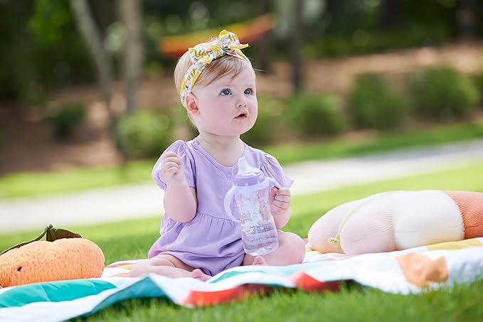 NUK Large Learner Tritan Cup, 10 oz, 8+ Months – BPA Free, Spill Proof Sippy Cup (Pack of 12)