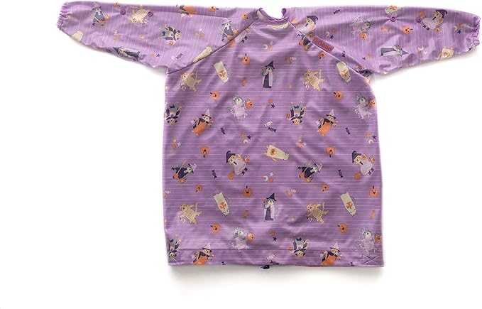 BIBaDO - Long Sleeve Baby Bibs - Babies & Toddlers 6-36 Months - Coverall Baby Led Weaning Bib - Easy Wipe, Soft & Waterproof