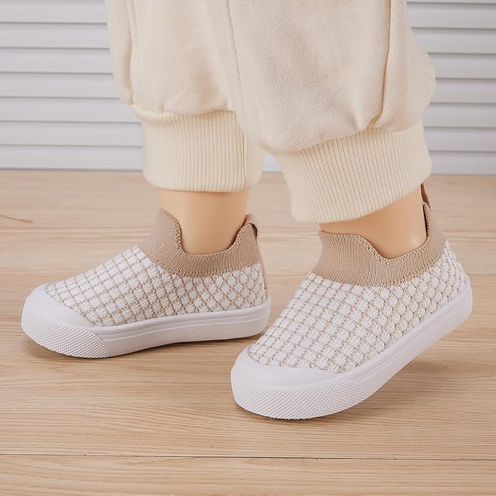 BMCiTYBM Baby Sneakers Girls Boys Lightweight Breathable Mesh First Walkers Shoes 6-24 Months