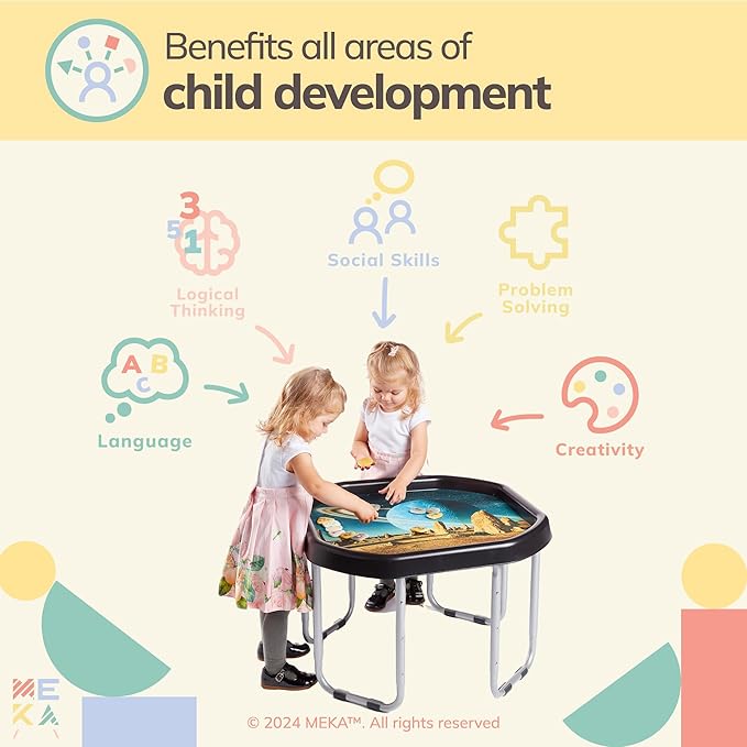 MEKA Tuff Tray Set for Sensory Play