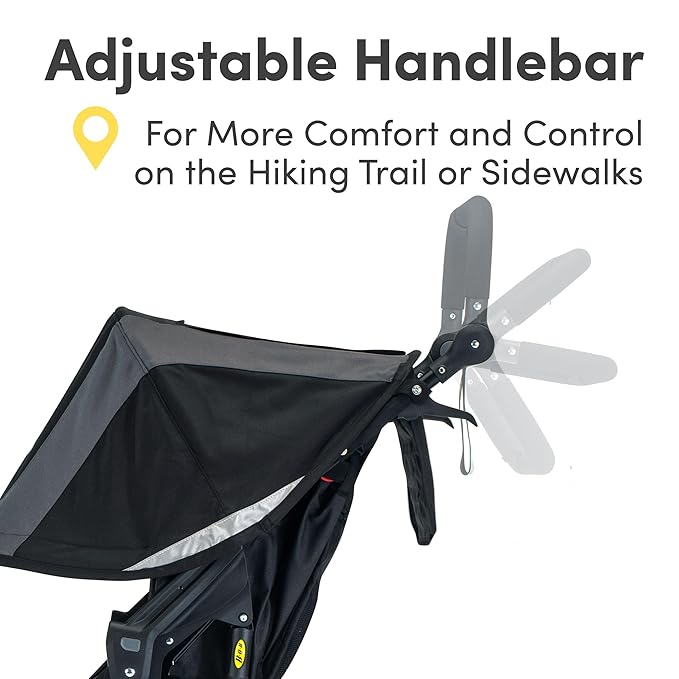 BOB Gear Revolution Flex 3.0 Jogging Stroller, Graphite Black