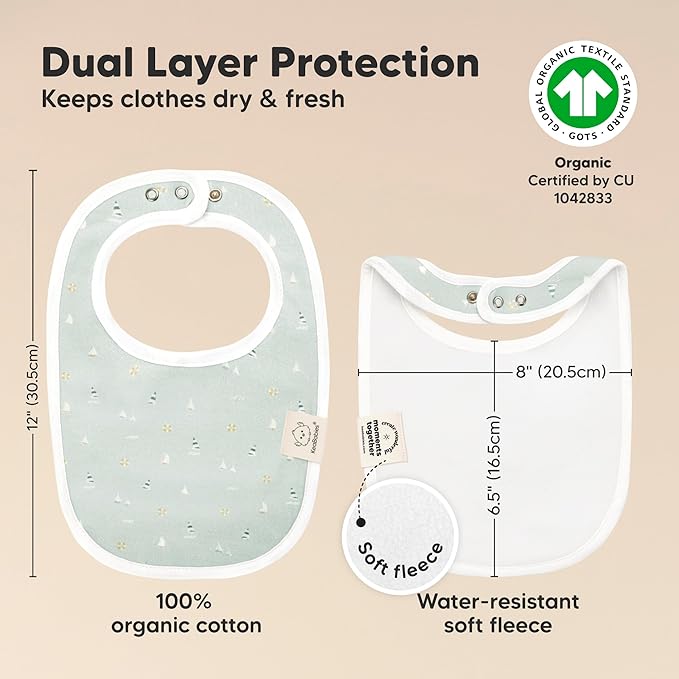 8-Pack Organic Baby Bibs for Boys, Girls - Soft Cotton Drooling and Teething Bibs for Baby Girl & Boy, Extra Absorbent, Easy To Clean & Put On for Toddler, Newborn, Infant 0-24 Months (Vessels)