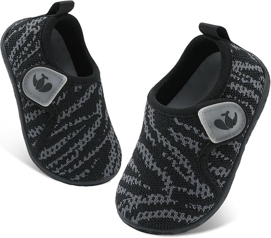 FEETCITY Baby Boys Girls First Walking Shoes Infant Sneakers Crib Shoes Breathable Lightweight Slip On Shoes