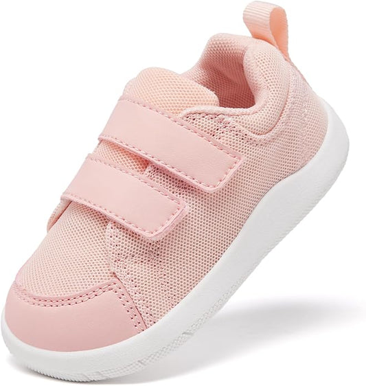 MORENDL Wide Toe Box Shoes Toddler Barefoot Shoes Baby Walking Shoe Boy Girl Non-Slip Zero Drop Minimalist Sneakers Comfort Tennis Outdoor Activities