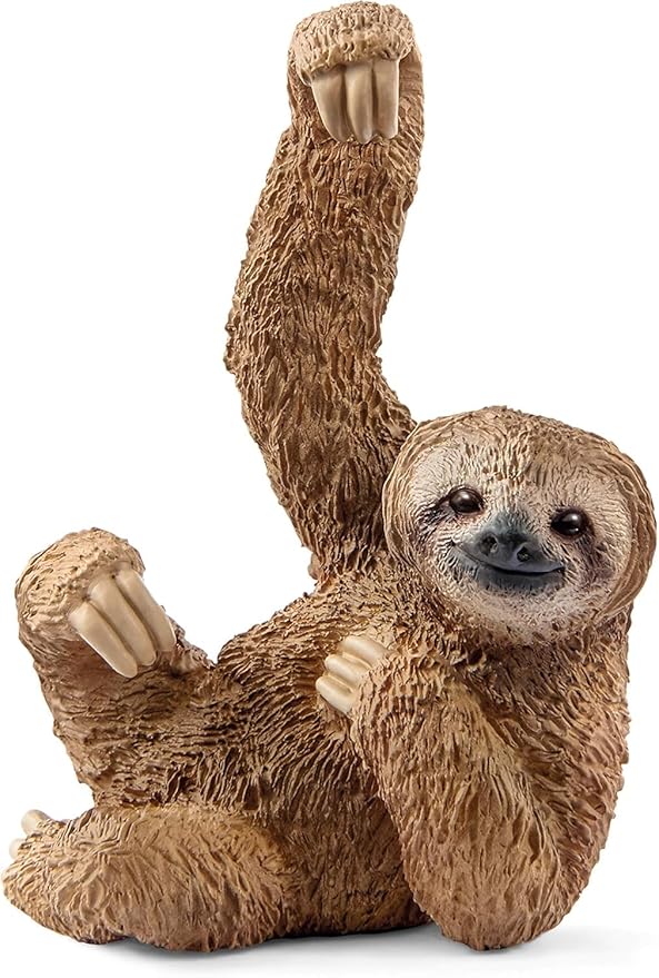 Schleich Wild Life, Wild Animal Jungle Toys for Boys and Girls Ages 3 and above, Sloth Toy Figurine
