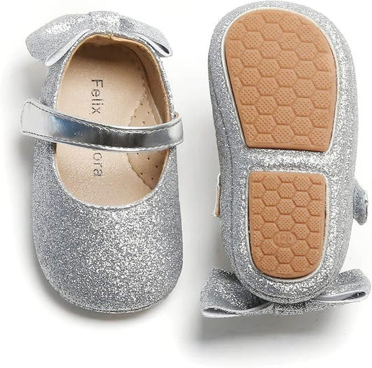 Soft Sole Baby Shoes - Infant Baby Walking Shoes Moccasins Rubber Sole Crib Shoes