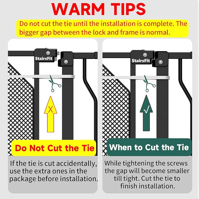 29.5"-48" Metal Baby Gate for Stairs & Doorways - Easy Install 30.5" Tall, Auto Close, Pressure Mounted, No Drilling - Stylish Safety Gate for Pets, Child Gate for Kids, Black