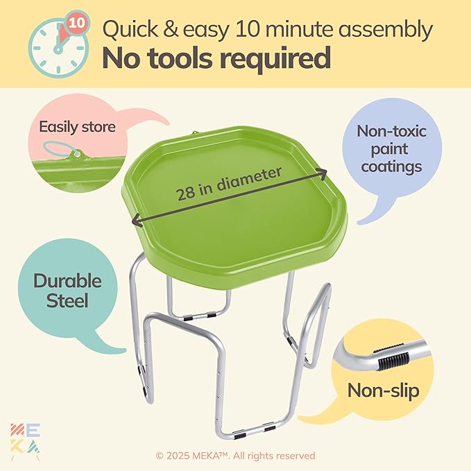 MEKA Tuff Tray Set for Sensory Play