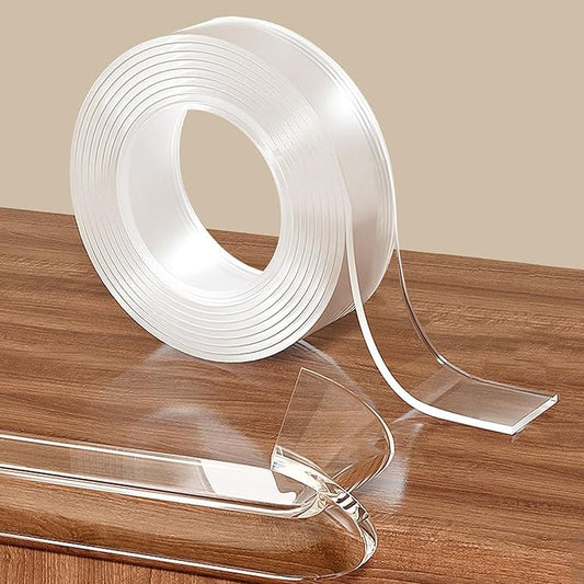 Clear Edge Protector Strip Sharp Edge Wrap Cover Tape,0.8 in x 13.12 FT,Self Adhesive Protective Bumper Guards for Cabinet Door Desk Glass Table Bed Furniture, Kitchen Countertop, Waterproof