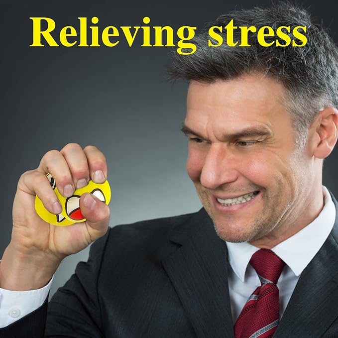 40Pcs Face Stress Balls,Mini 2" Funny Face Squeeze Balls,Stress Relief Foam Balls for Classroom,Coworkers,Gifts,Kids,Party Favors,Present Fillers