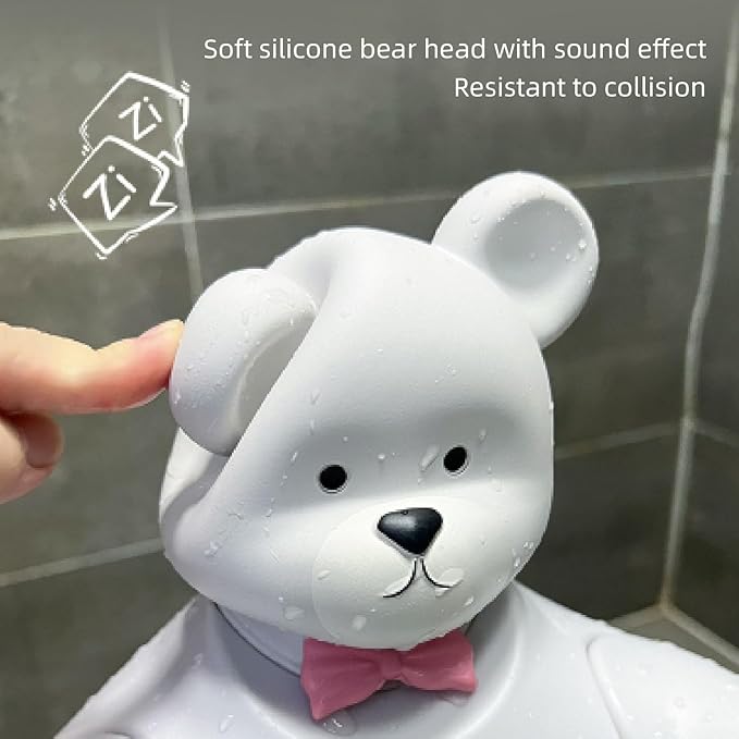 Baby Bathtub with Shower Stand Support, Anti Pinch Support Baby Shower Stand, Adjustable Shower Tower Anti Slip for Toddler Standing Up Themselves, for Infants 8-36 Months