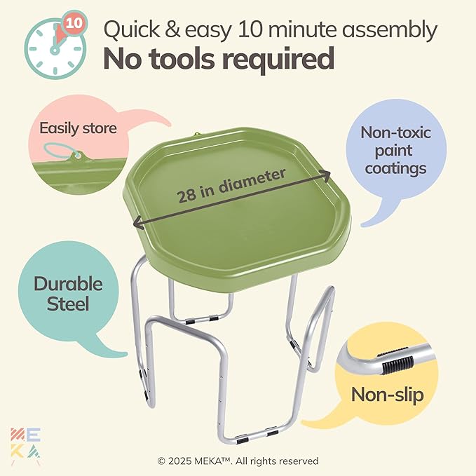 MEKA Tuff Tray Set for Sensory Play