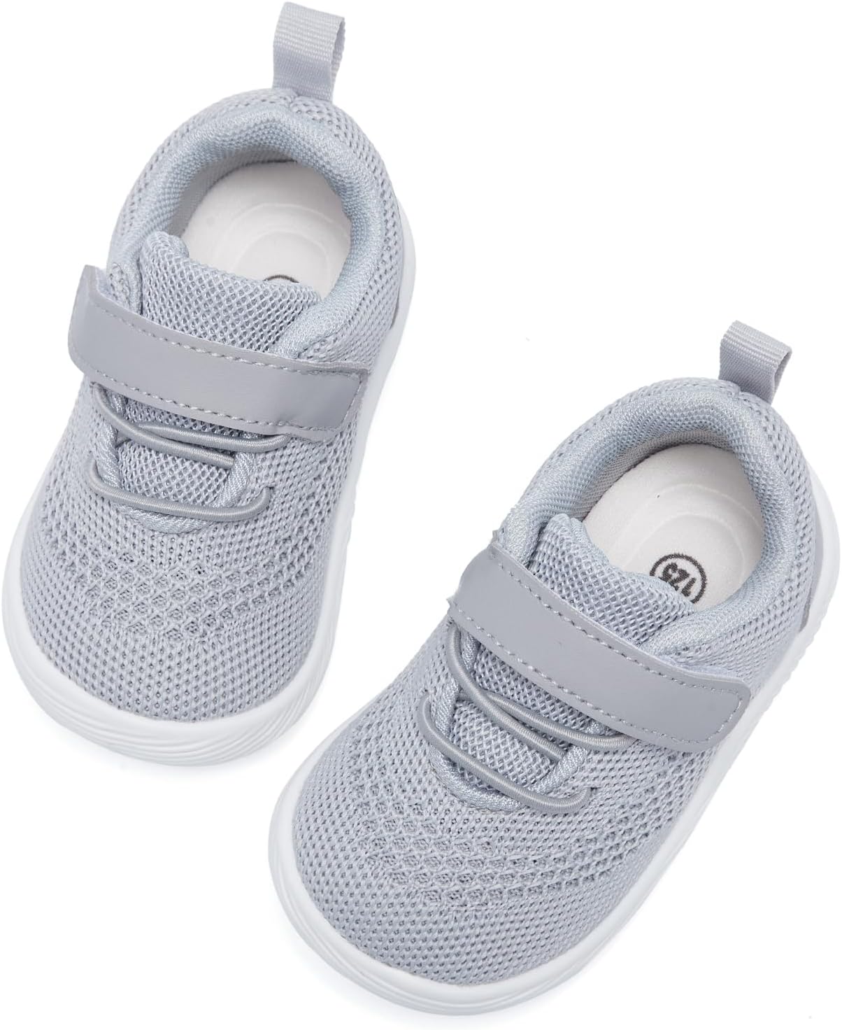 MORENDL Toddler Sneakers Baby Boys & Girls Barefoot Shoes Lightweight Breathable Walking Running Tennis Athletic Sport Shoes