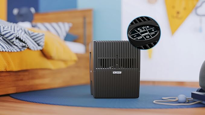 AH515 Original Connect Filter-Free Evaporative Humidifier - Spaces up to 375 ft² - Black - WiFi Compatible